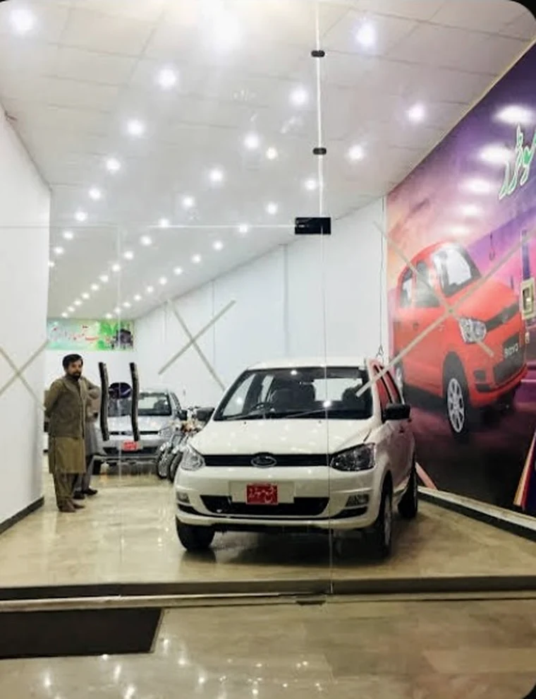 Interior of the Shama Motors showroom in Burewala as shown in the provided business photo